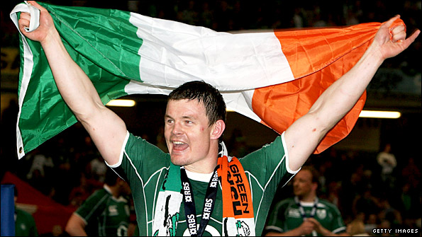 Brian O'Driscoll was an inspiration for his side at the Millennium Stadium