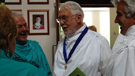 Elfyn Pritchard ddiwrnod Cyhoeddi Eisteddfod Wrecsam 2011