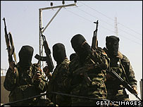 Gazze Şeridi'nde militanlar