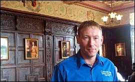 Phil Skelton in the Oak Room at Carbrook Hall