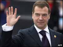 O presidente russo, Dmitri Medvedev (AFP)