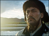 चंगेज़ ख़ान से मिलती-जुलती शक्ल वाला आदमी