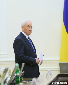 Микола Азаров на засіданні уряду 