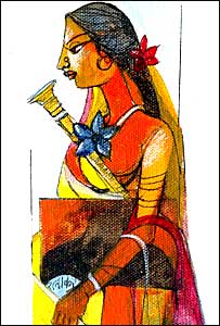 रेखांकन - लाल रत्नाकर