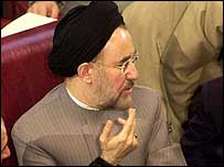 Hatemi bir meclis oturumunda