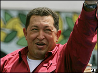 Venezuelský prezident Hugo Chávez 