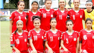 د افغانستان ښځينه فوټبال لوبغاړې