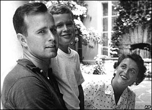 S rodiči v létě roku 1955