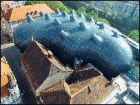 Casa de Cultura em Graz, na Áustria - Kunsthaus Graz 