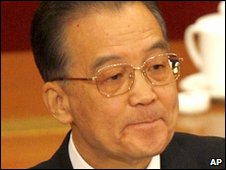 El premier chino Wen Jiabao