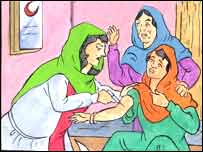 نوریه نزد داکتر آمده است.