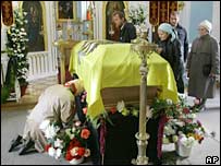 تابوت ملکه مادر روسیه