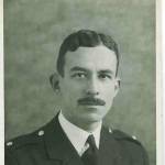 Harry Chambers in his firemans uniform - he served in London during the war