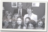 Tony Blair gyda'r plant