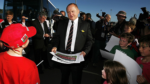 Wales team manager Alan Phillips