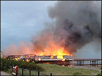 Ian Blezard took this photo of the pier at 7am 