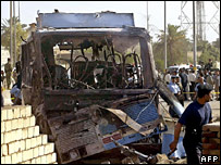 विस्फोट के बाद 