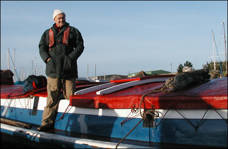 Reg Lowe with the Albion