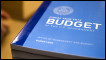 Obama's budget book. Getty/AFP