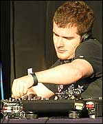 The Scratch Perverts warmed up.