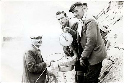 Crowds gather as Prince Edward lays the foundation stone
