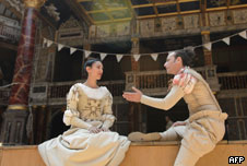 Globe theatre actors