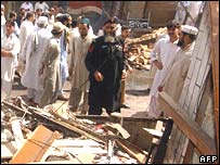 Vítima de explosão no Paquistão