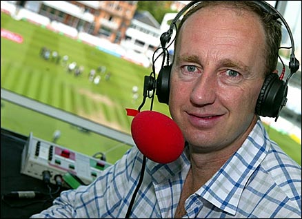 Jonathan Agnew has been a TMS commentator since 1991 (picture taken 2005)