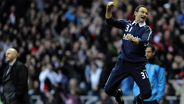 Blackburn's Steve Kean (left) and Sunderland boss Martin O'Neill