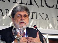 O chanceler Celso Amorim