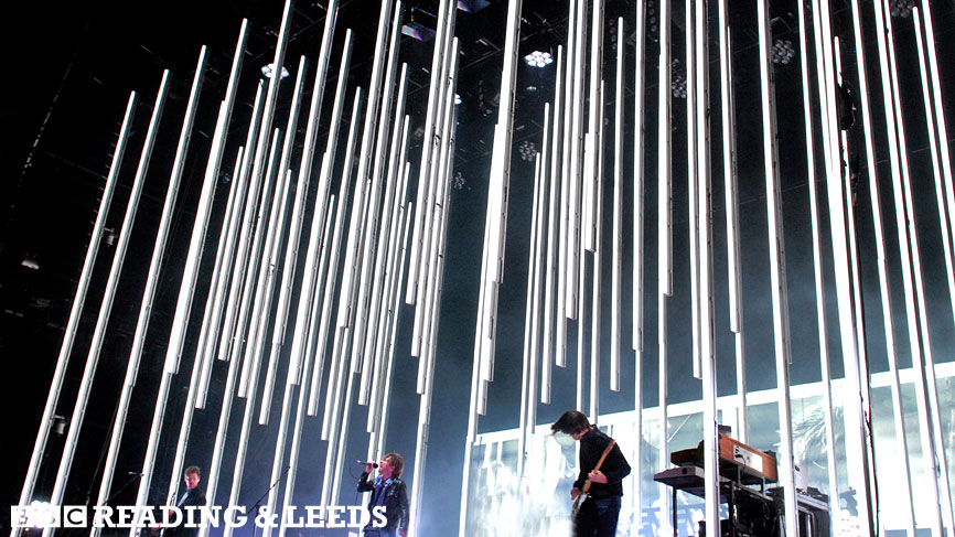 Radiohead began their set with Creep delighting the crowd.