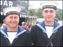 Brian and Kris from HMS Calliope